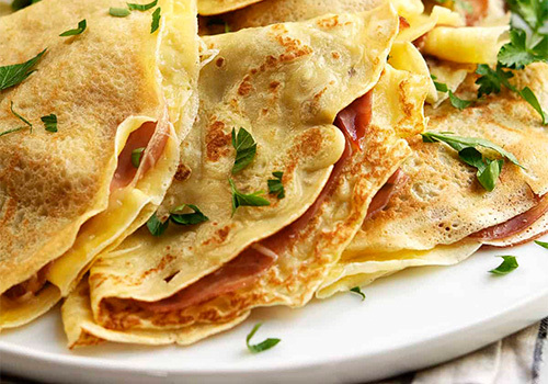 Low-Calorie Savory Crepes Recipe